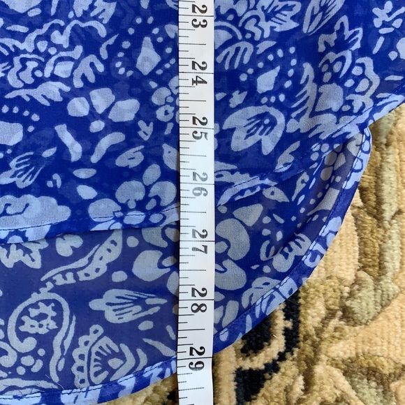 CAbi semi sheer button down top - Picture 7 of 7